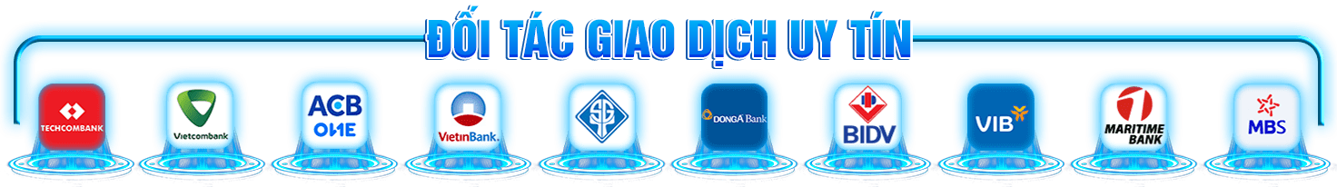 Các ngân hàng uy tín giao dịch